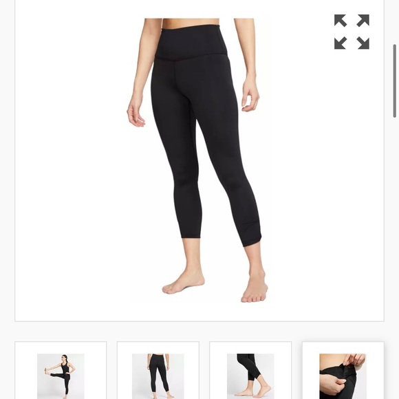 nike yoga ruched leggings
